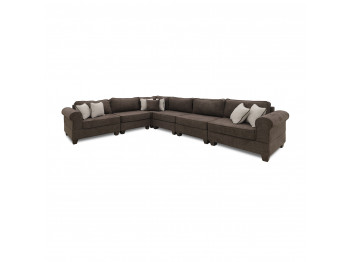 Sofa HOBEL CORNER EVA BROWN BEATTO 1005/ CREAM INFINITY 103 (6) 