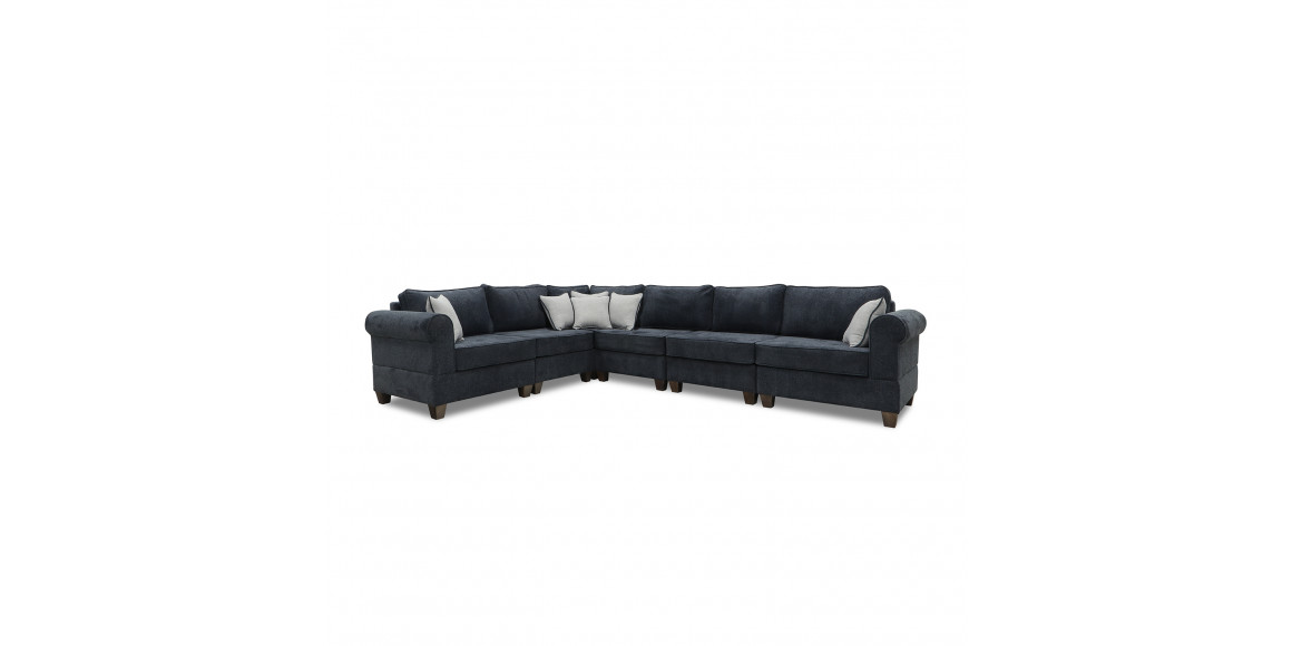 Диван HOBEL CORNER EVA DARK BLUE BEATTO 1053/ GREY INFINITY 991 (6) 