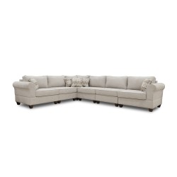 Диван HOBEL CORNER EVA F/R CREAM BEATTO 1066/ BENORRY 1002 (7) 