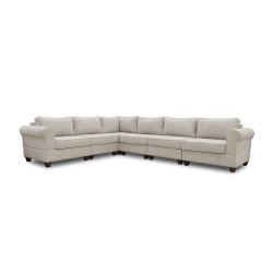 Диван HOBEL CORNER EVA F/R CREAM BEATTO 1066/ BENORRY 1002 (7) 