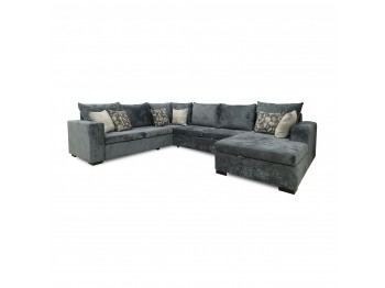 Բազմոց HOBEL CORNER JASMIN DARK GREY MONACO 15/ BENORRY 1005/ GONZA 1015 L (6) 