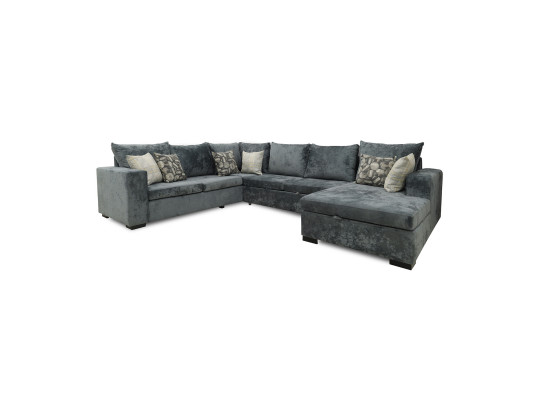 Բազմոց HOBEL CORNER JASMIN DARK GREY MONACO 15/ BENORRY 1005/ GONZA 1015 L (6) 