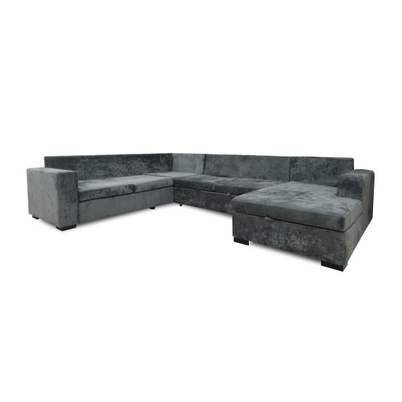 Sofa HOBEL CORNER JASMIN DARK GREY MONACO 15/ BENORRY 1005/ GONZA 1015 L (6) 