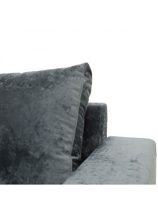 Диван HOBEL CORNER JASMIN DARK GREY MONACO 15/ BENORRY 1005/ GONZA 1015 R (6) 