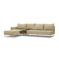 Диван HOBEL CORNER KARAT CREAM BONCUK 6/ ONTARIO BAND JAFFA ORANGE L (2) 