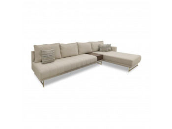 Sofa HOBEL CORNER KARAT CREAM BONCUK 6/ ONTARIO BAND JAFFA ORANGE R (2) 