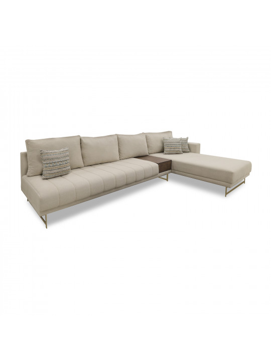 Sofa HOBEL CORNER KARAT CREAM BONCUK 6/ ONTARIO BAND JAFFA ORANGE R (2) 