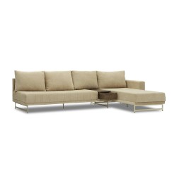 Диван HOBEL CORNER KARAT CREAM BONCUK 6/ ONTARIO BAND JAFFA ORANGE R (2) 