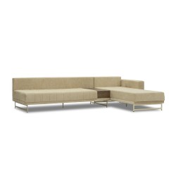 Диван HOBEL CORNER KARAT CREAM BONCUK 6/ ONTARIO BAND JAFFA ORANGE R (2) 