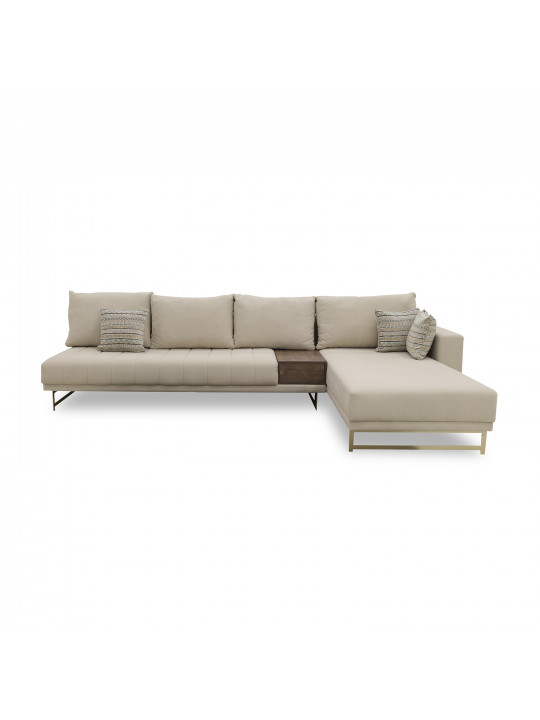 Sofa HOBEL CORNER KARAT CREAM BONCUK 6/ ONTARIO BAND JAFFA ORANGE R (2) 