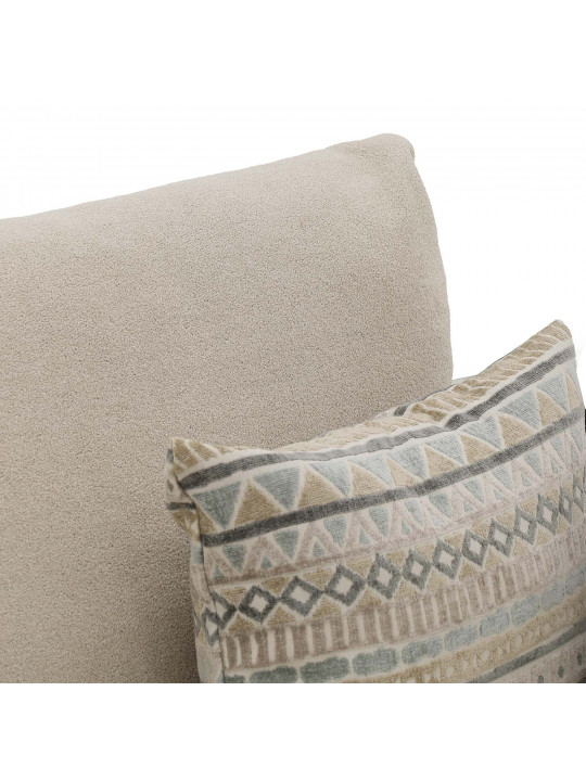 Sofa HOBEL CORNER KARAT CREAM BONCUK 6/ ONTARIO BAND JAFFA ORANGE R (2) 