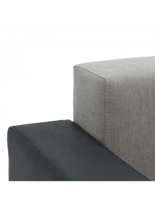Sofa HOBEL CORNER KATRIN BLACK 4503/CAPPUCCINO SCANDI 19 L (6) 