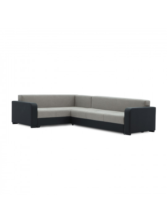 Sofa HOBEL CORNER KATRIN BLACK 4503/CAPPUCCINO SCANDI 19 L (6) 