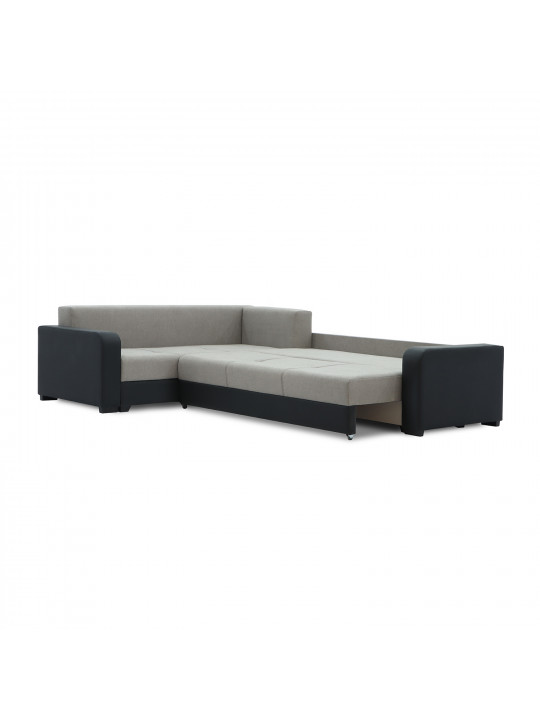 Sofa HOBEL CORNER KATRIN BLACK 4503/CAPPUCCINO SCANDI 19 L (6) 