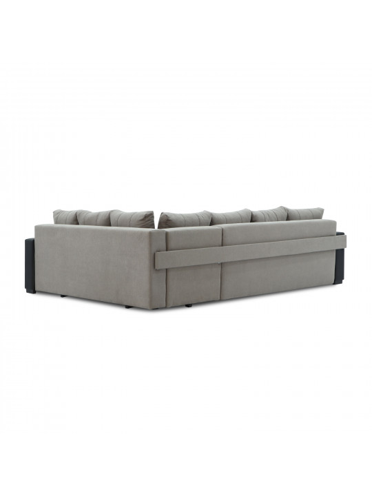 Sofa HOBEL CORNER KATRIN BLACK 4503/CAPPUCCINO SCANDI 19 R (6) 
