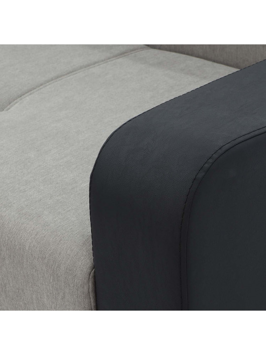 Sofa HOBEL CORNER KATRIN BLACK 4503/CAPPUCCINO SCANDI 19 R (6) 