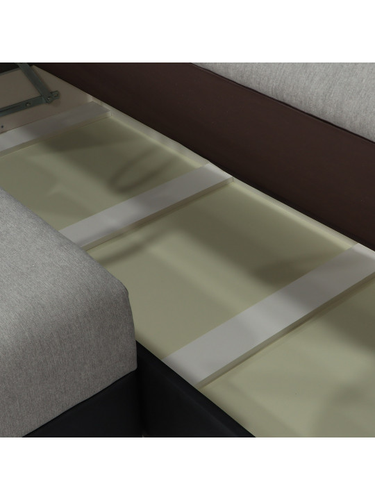 Sofa HOBEL CORNER KATRIN BLACK 4503/CAPPUCCINO SCANDI 19 R (6) 