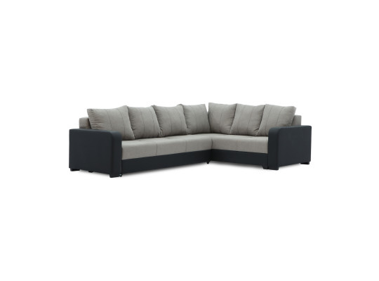 Sofa HOBEL CORNER KATRIN BLACK 4503/CAPPUCCINO SCANDI 19 R (6) 