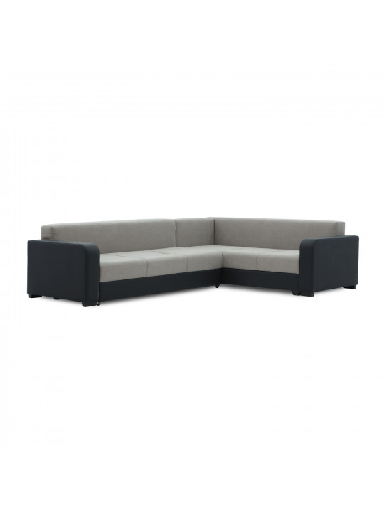 Sofa HOBEL CORNER KATRIN BLACK 4503/CAPPUCCINO SCANDI 19 R (6) 