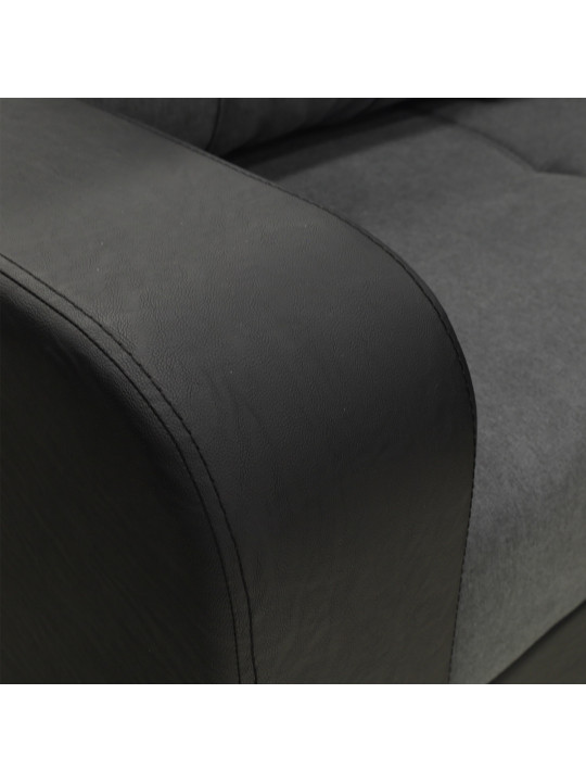 Sofa HOBEL CORNER KATRIN F/P BLACK 4503/DARK GREY SCANDI 22 L (6) 