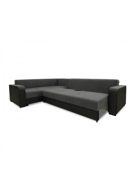 Sofa HOBEL CORNER KATRIN F/P BLACK 4503/DARK GREY SCANDI 22 L (6) 