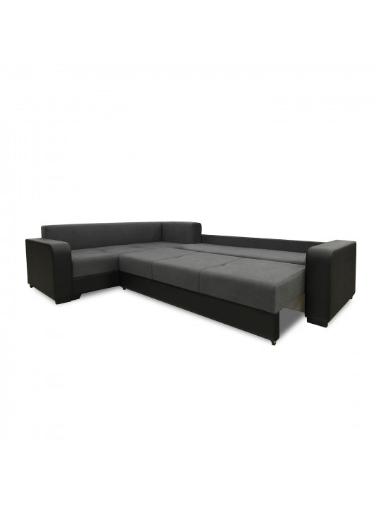 Sofa HOBEL CORNER KATRIN F/P BLACK 4503/DARK GREY SCANDI 22 L (6) 