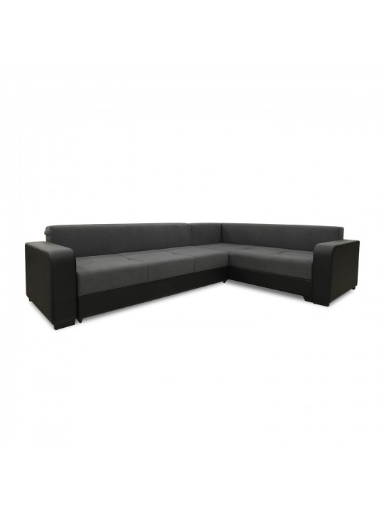 Sofa HOBEL CORNER KATRIN F/P BLACK 4503/DARK GREY SCANDI 22 R (6) 