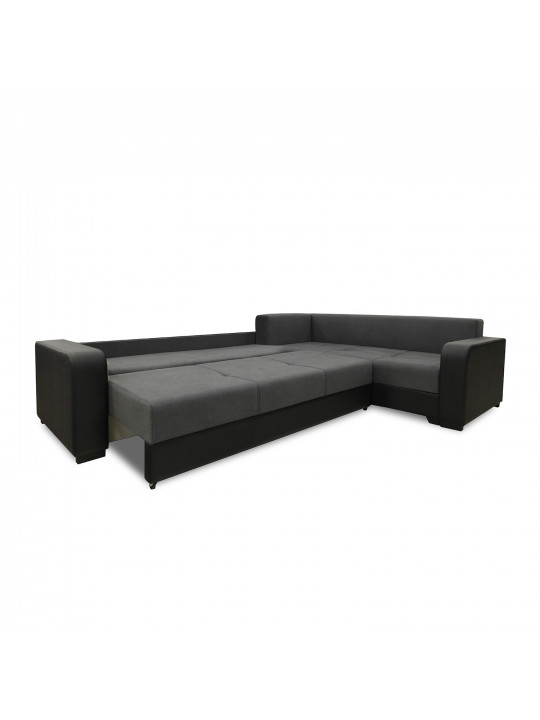 Sofa HOBEL CORNER KATRIN F/P BLACK 4503/DARK GREY SCANDI 22 R (6) 