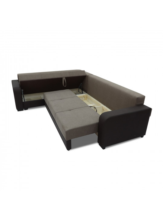 Диван HOBEL CORNER KATRIN BROWN 3673/BROWN SCANDI 6 L (6) 