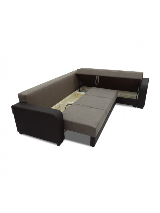 Диван HOBEL CORNER KATRIN BROWN 3673/BROWN SCANDI 6 R (6) 