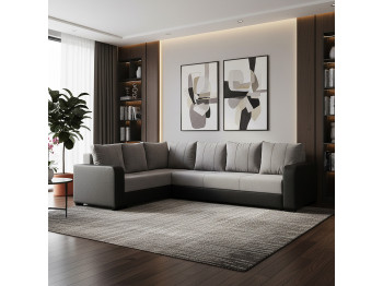 Բազմոց HOBEL CORNER KATRIN DARK GREY 8410/ GREY SCANDI 18 L (6) 