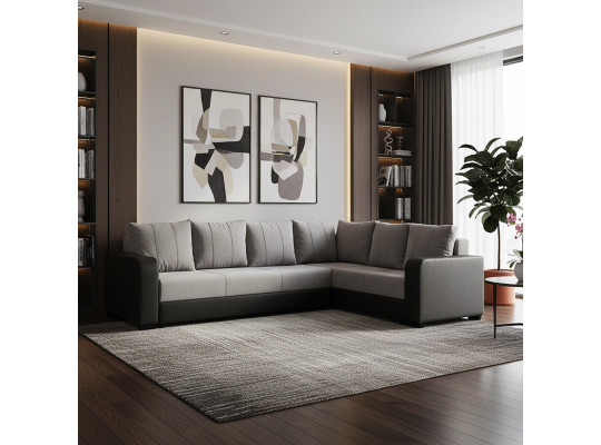 Диван HOBEL CORNER KATRIN DARK GREY 8410/ GREY SCANDI 18 R (6) 