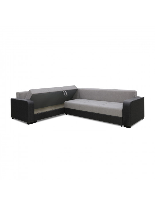 Բազմոց HOBEL CORNER KATRIN DARK GREY 8410/ GREY SCANDI 18 L (6) 