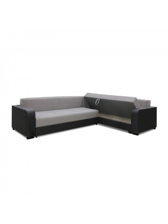 Բազմոց HOBEL CORNER KATRIN DARK GREY 8410/ GREY SCANDI 18 R (6) 