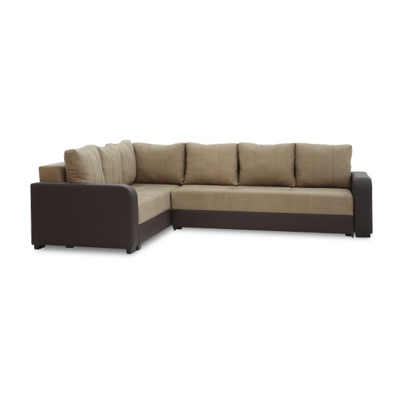 Sofa HOBEL CORNER KATRIN F/P BROWN 3673/BROWN SCANDI 5 L (6) 
