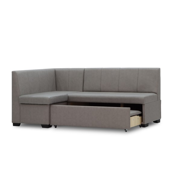 Բազմոց HOBEL CORNER KITCHEN PLUS GRAY 8409 L (3) 