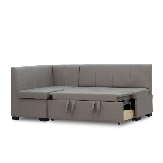 Բազմոց HOBEL CORNER KITCHEN PLUS GRAY 8409 L (3) 