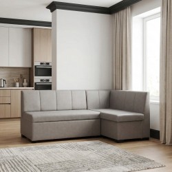 Sofa HOBEL CORNER KITCHEN PLUS GRAY 8409 R (3) 