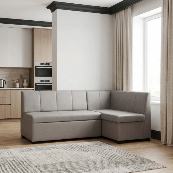 Диван HOBEL CORNER KITCHEN PLUS GRAY 8409 R (3) 
