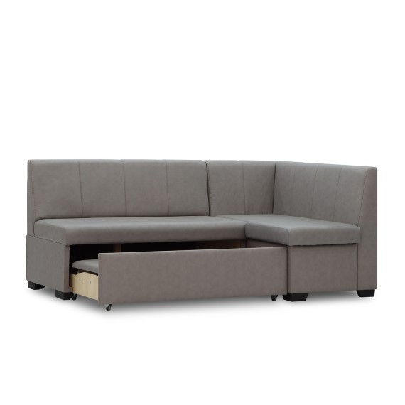 Диван HOBEL CORNER KITCHEN PLUS GRAY 8409 R (3) 