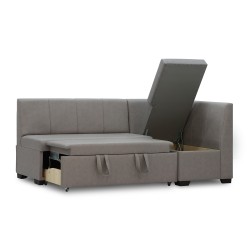 Sofa HOBEL CORNER KITCHEN PLUS GRAY 8409 R (3) 