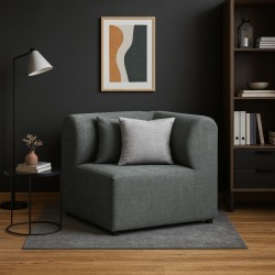 Sofa HOBEL CORNER LEGO SOFT 1 STR GREY BONCUK 24/ INFINITY 991 (1) 