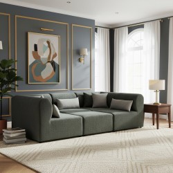 Sofa HOBEL CORNER LEGO SOFT GREY BONCUK 24/GREY INFINITY 991 (6) 