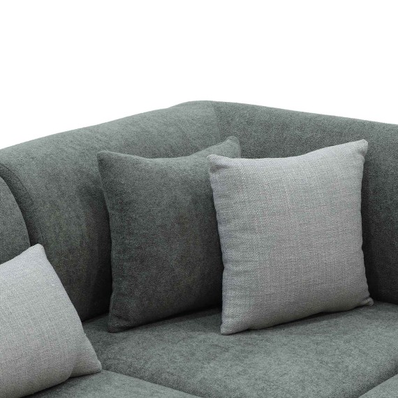 Sofa HOBEL CORNER LEGO SOFT GREY BONCUK 24/GREY INFINITY 991 (6) 