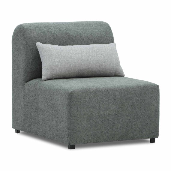 Диван HOBEL LEGO SOFT 1 STR GREY BONCUK 24/ INFINITY 991 (1) 