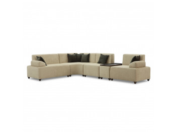Диван HOBEL CORNER LIONA CREAM BONCHUK 6/NIAGARA BROWN L (5) 