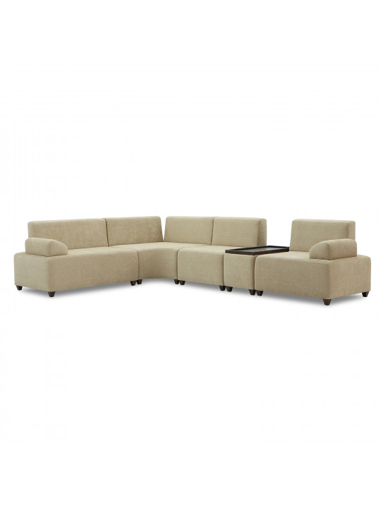 Диван HOBEL CORNER LIONA CREAM BONCHUK 6/NIAGARA BROWN L (5) 