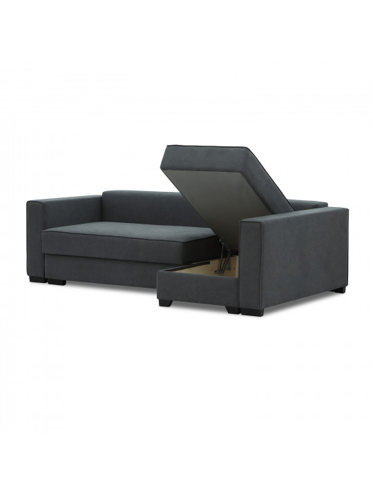 Բազմոց HOBEL CORNER LIZA PLUS DARK GREY SCANDI 22 R (5) 