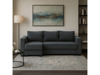 Диван HOBEL CORNER LIZA PLUS D/P DARK GREY SCANDI 23 L (5) 