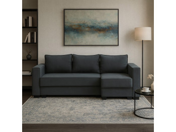 Sofa HOBEL CORNER LIZA PLUS D/P DARK GREY SCANDI 23 R (5) 